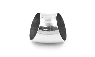 Отвод поручня под сварку Ø38.1х100/2х1.35 мм, 45°, полированный 400 Grit, (AISI 304) k095-45 купить в Москве Отвод поручня под сварку Ø38.1х100/2х1.35 мм, 45°, полированный 400 Grit, (AISI 304) k095-45 купить в Москве