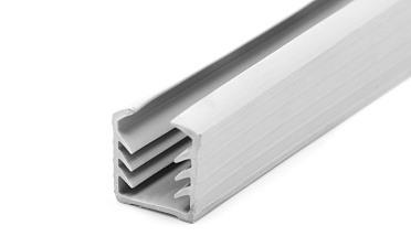 Уплотнитель в поручень с пазом 24х24 для стекла 12мм, EPDM (3-х метровый) СЕРЫЙ Фk301-G купить в Москве