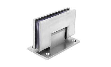 Петля для душевой кабины стена-стекло 90° 90х55 мм AISI 304 шлифованная t301-2 SSS купить в Москве