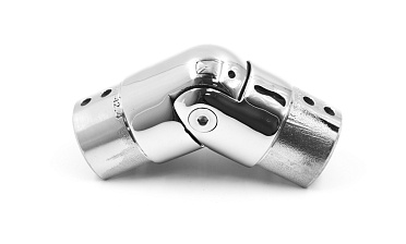 Соединитель поручня с пазом регулируемый, d=42,4 мм, полированный, AISI304 k195 купить в Москве