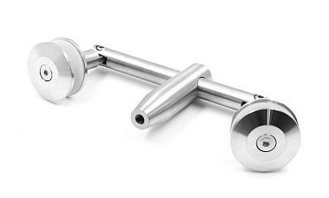 Крепление двойное с рутелями к тяге, AISI 304 k628 купить в Москве