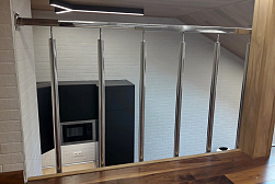 Перила и ограждения с вертикальным заполнением в Москве. Готовые проекты ПерилаГлавСнаб - фото 11