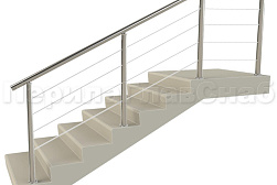 Тросовые ограждения в Москве. Готовые проекты ПерилаГлавСнаб - фото 1