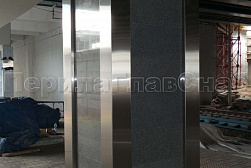 Облицовка колонн нержавеющей сталью в Москве. Готовые проекты ПерилаГлавСнаб - фото 9