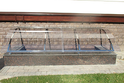 Козырьки и навесы на металлокаркасе в Москве. Готовые проекты ПерилаГлавСнаб - фото 8