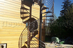 Ограждения маршевых лестниц и площадок в Москве. Готовые проекты ПерилаГлавСнаб - фото 6