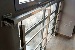 Ограждение на окна из нержавеющей стали в Москве. Готовые проекты ПерилаГлавСнаб - фото 20