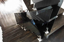 Перила на второй этаж в Москве. Готовые проекты ПерилаГлавСнаб - фото 14