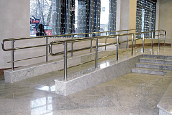 Поручни для инвалидов из нержавеющей стали в Москве. Готовые проекты ПерилаГлавСнаб - фото 13