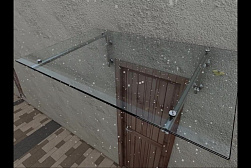 Консольные козырьки и навесы в Москве. Готовые проекты ПерилаГлавСнаб - фото 12