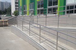 Поручни для инвалидов из нержавеющей стали в Москве. Готовые проекты ПерилаГлавСнаб - фото 1