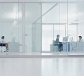 Стеклянные прозрачные перегородки в офис премиум в Москве. Готовые проекты ПерилаГлавСнаб - фото 1