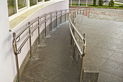 Поручни для инвалидов из нержавеющей стали в Москве. Готовые проекты ПерилаГлавСнаб - фото 19