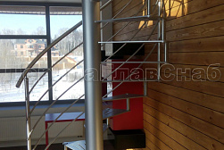 Ограждения для лестниц в Москве. Готовые проекты ПерилаГлавСнаб - фото 26