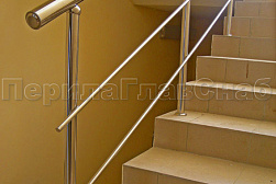 Перила и ограждения из нержавеющей стали с двумя ригелями в Москве. Готовые проекты ПерилаГлавСнаб - фото 9