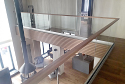 Цельностеклянные ограждения на несущем стекле в Москве. Готовые проекты ПерилаГлавСнаб - фото 15