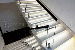 Ограждения маршевых лестниц и площадок в Москве. Готовые проекты ПерилаГлавСнаб - фото 5