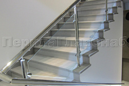 Ограждения для лестниц в Москве. Готовые проекты ПерилаГлавСнаб - фото 6