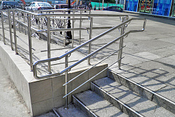 Поручни для инвалидов из нержавеющей стали в Москве. Готовые проекты ПерилаГлавСнаб - фото 12