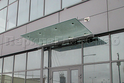 Стеклянные козырьки на вантах в Москве. Готовые проекты ПерилаГлавСнаб - фото 25