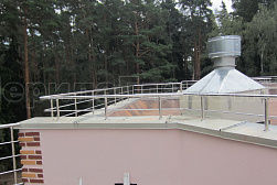 Ограждения для кровли из нержавеющей стали в Москве. Готовые проекты ПерилаГлавСнаб - фото 4