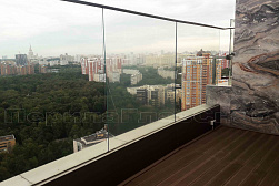 Цельностеклянные ограждения для крыш в Москве. Готовые проекты ПерилаГлавСнаб - фото 11