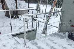 Ограждение входных групп в Москве. Готовые проекты ПерилаГлавСнаб - фото 6