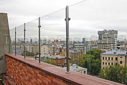 Ограждения из нержавейки со стеклом в Москве. Готовые проекты ПерилаГлавСнаб - фото 8