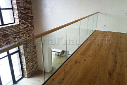 Цельностеклянные ограждения на несущем стекле в Москве. Готовые проекты ПерилаГлавСнаб - фото 26