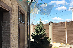 Стеклянные козырьки на вантах в Москве. Готовые проекты ПерилаГлавСнаб - фото 17