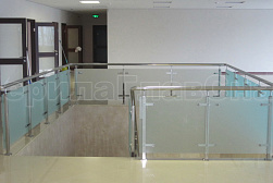 Стеклянные перила для атриумов в Москве. Готовые проекты ПерилаГлавСнаб - фото 4