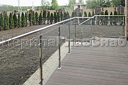 Ограждения для террас в Москве. Готовые проекты ПерилаГлавСнаб - фото 24