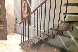 Перила и ограждения с вертикальным заполнением в Москве. Готовые проекты ПерилаГлавСнаб - фото 10