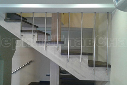 Перила и ограждения с вертикальным заполнением в Москве. Готовые проекты ПерилаГлавСнаб - фото 8