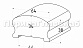 Пластиковый поручень фигурный текстурный, цвет Венге, длина 4м k897-3