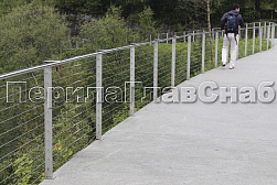 Тросовые ограждения в Москве. Готовые проекты ПерилаГлавСнаб - фото 5