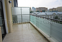 Стеклянные перила для балконов в Москве. Готовые проекты ПерилаГлавСнаб - фото 13