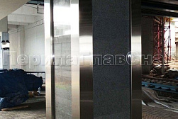 Облицовка колонн нержавеющей сталью в Москве. Готовые проекты ПерилаГлавСнаб - фото 10