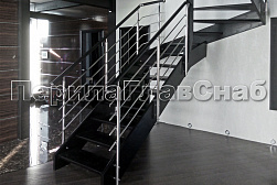 Четырёх и многоригельные перила и ограждения в Москве. Готовые проекты ПерилаГлавСнаб - фото 2