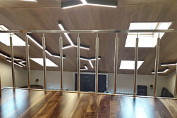 Ограждения и перила без ригелей из нержавеющей стали (без заполнения) в Москве. Готовые проекты ПерилаГлавСнаб - фото 13