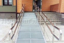 Поручни для инвалидов из нержавеющей стали в Москве. Готовые проекты ПерилаГлавСнаб - фото 11