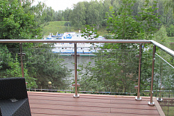 Перила и ограждения для террас в Москве. Готовые проекты ПерилаГлавСнаб - фото 22