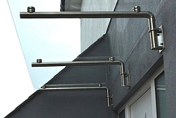 Консольные козырьки и навесы в Москве. Готовые проекты ПерилаГлавСнаб - фото 4