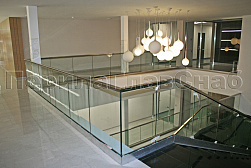 Стеклянные перила для атриумов в Москве. Готовые проекты ПерилаГлавСнаб - фото 11