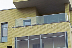 Стеклянные перила для балконов в Москве. Готовые проекты ПерилаГлавСнаб - фото 31