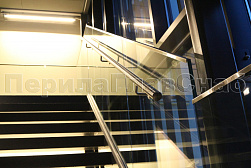 Стеклянные ограждения для торговых  и бизнес центров в Москве. Готовые проекты ПерилаГлавСнаб - фото 22