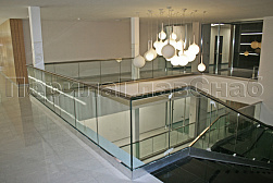Стеклянные ограждения для торговых  и бизнес центров в Москве. Готовые проекты ПерилаГлавСнаб - фото 17