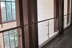 Ограждения из нержавейки со стеклом в Москве. Готовые проекты ПерилаГлавСнаб - фото 24