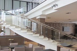 Ограждения для лестниц в Москве. Готовые проекты ПерилаГлавСнаб - фото 2