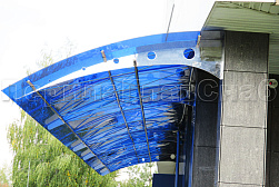 Консольные козырьки и навесы в Москве. Готовые проекты ПерилаГлавСнаб - фото 3